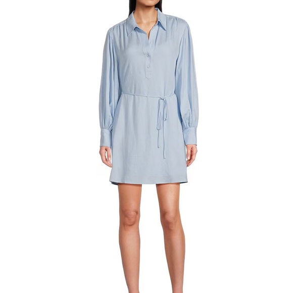 Alex Marie Blue Long Sleeve Dress - Picture 6 of 6